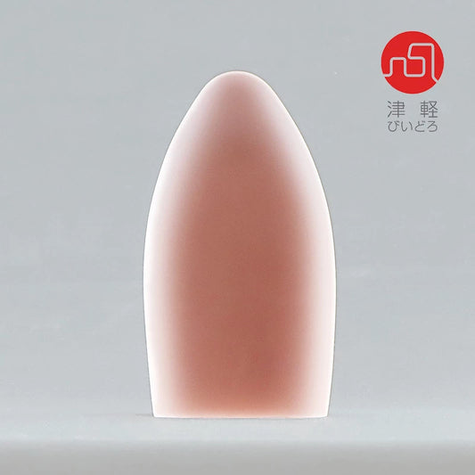 ガラス位牌「水音 kasumi」 薄紅 津軽びいどろ謹製メイン画像01