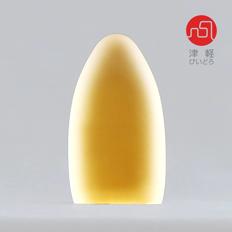 ガラス位牌「水音 kasumi」 琥珀 津軽びいどろ謹製 メイン画像01