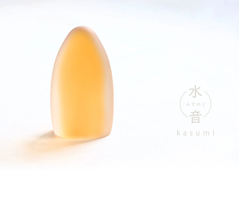 ガラス位牌「水音 kasumi」　琥珀のトップ画像