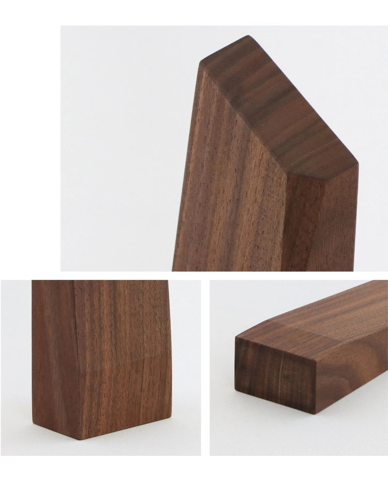 無垢の位牌「森音」ウォールナットの詳細アップ画像