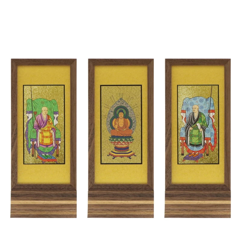 スタンド型掛け軸 純 ウォールナット 中サイズメイン画像01