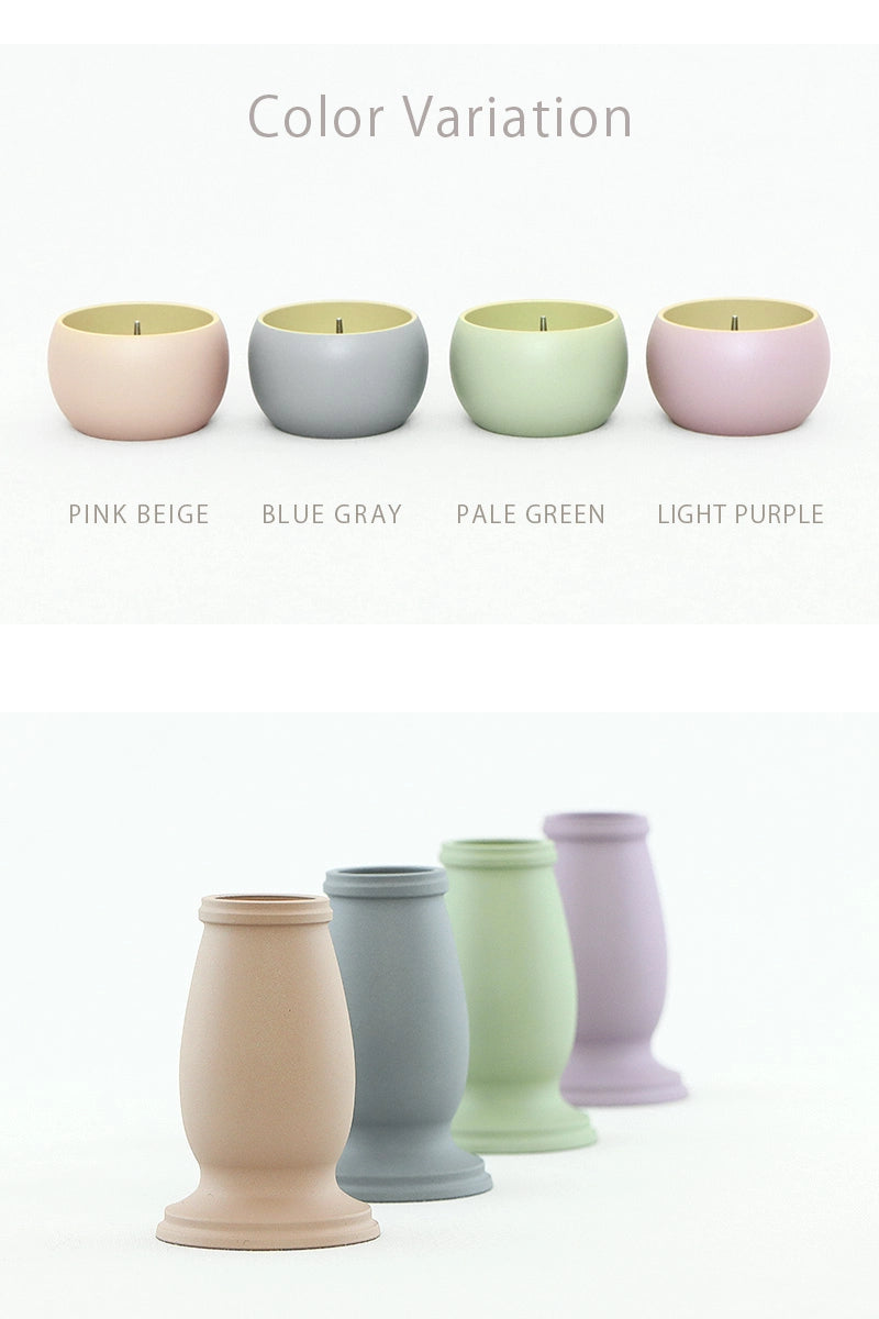 シンプル仏具セット エクリュ ブルーグレー | 仏具の通販 | インテリア