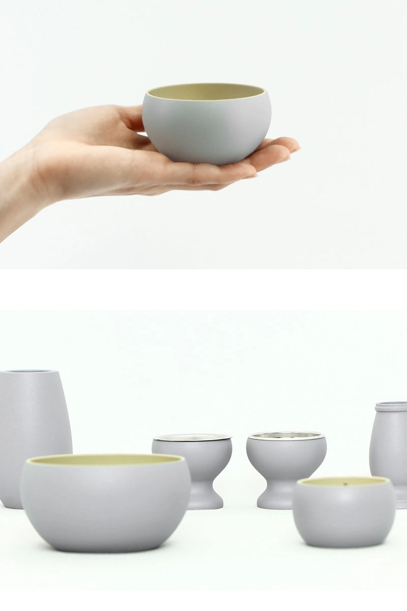 シンプル仏具セット エクリュ ブルーグレーのイメージ画像