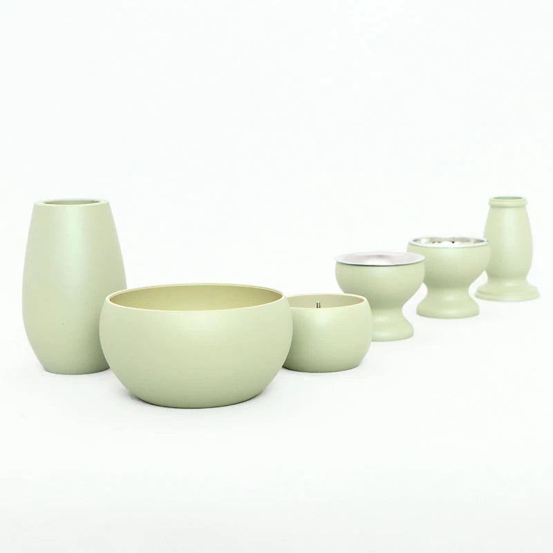 シンプル仏具セット エクリュ ペールグリーンメイン画像01