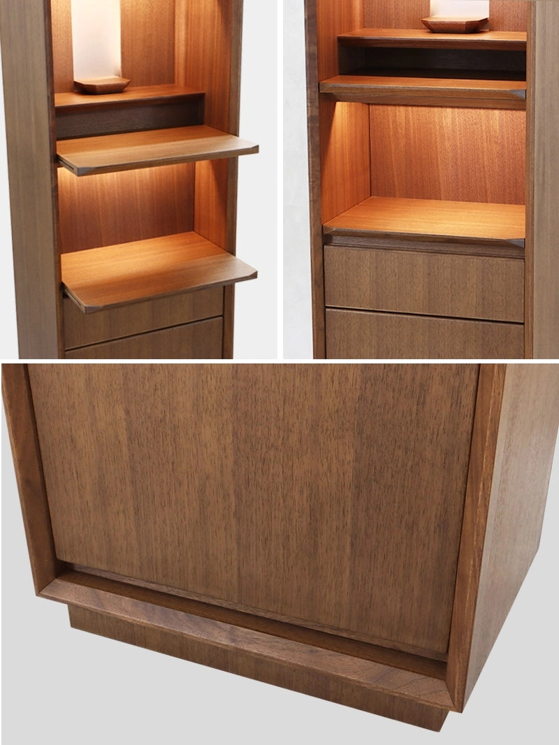 自由型仏壇 ルーク ウォールナット 40号のさまざまな角度からのイメージ②