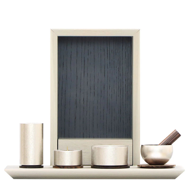 手元供養ステージ FLOAT 錫色×墨黒色メイン画像02