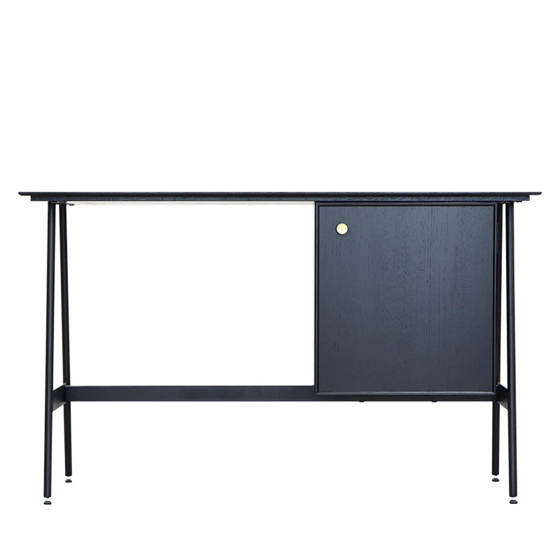 スリムデスク ブラック 120メイン画像01