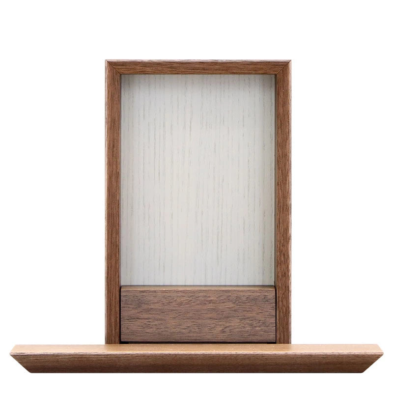 手元供養ステージ FLOAT ウォールナット×錫色メイン画像01