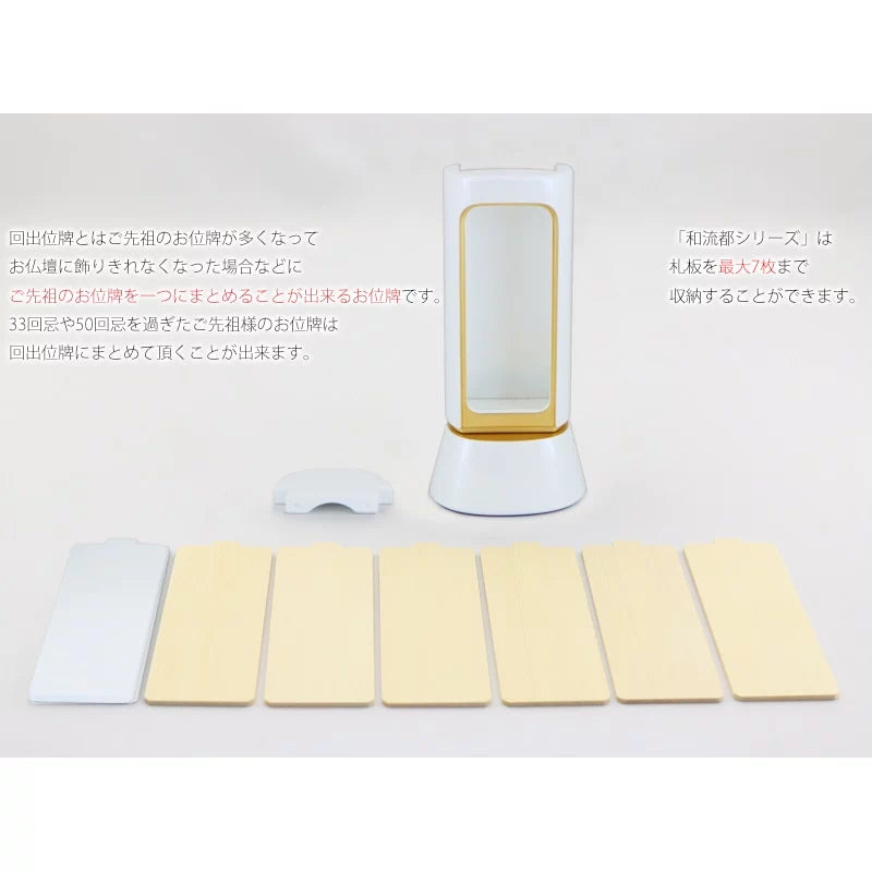 回出位牌の差板は全部で7枚あります。