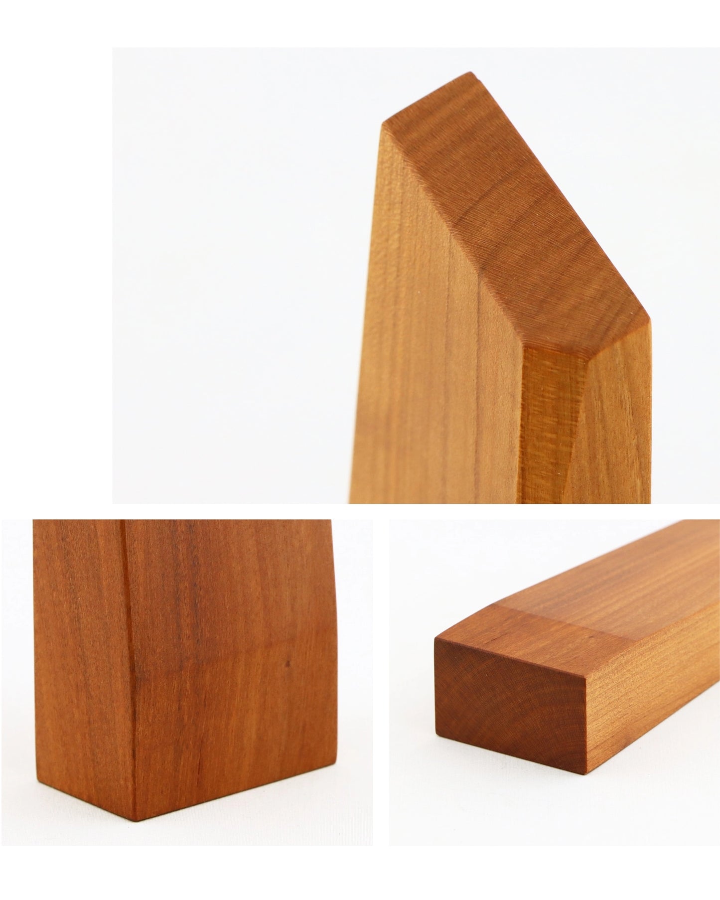 無垢の位牌「森音」チェリーの詳細アップ画像