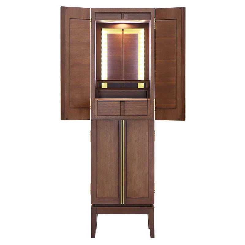 モダン仏壇 雅 ウォールナットメイン画像01