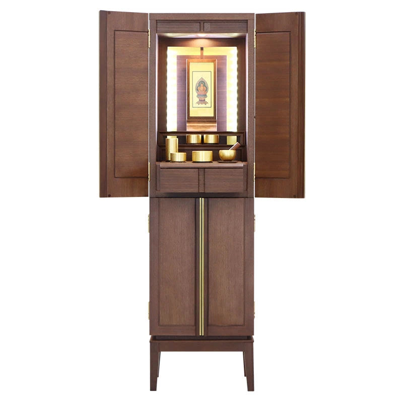 モダン仏壇 雅 ウォールナットメイン画像02