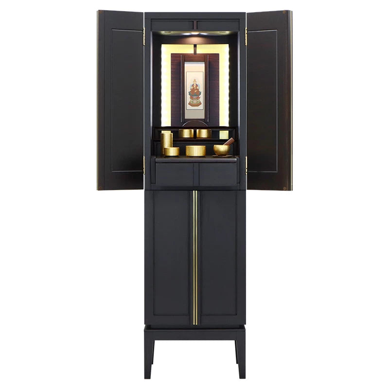 モダン仏壇 雅 本黒檀 | お仏壇の通販 | インテリア仏壇 ルミエール