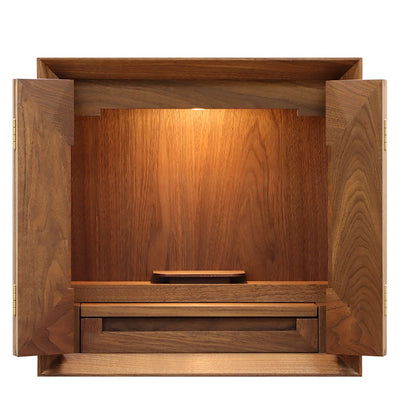 モダン仏壇 スクエア ウォールナット 15号メイン画像01