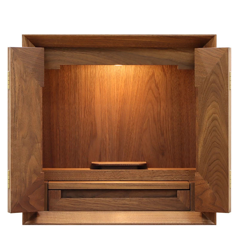 モダン仏壇 スクエア ウォールナット 15号メイン画像01