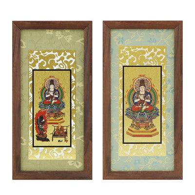 モダンフレーム掛け軸 ウォールナットメイン画像01