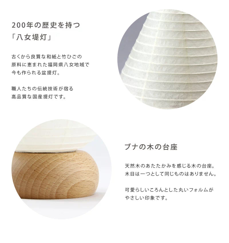 ミニ提灯 ココラン MUJI 豆三角 | 仏具の通販 | インテリア仏壇 ルミエール