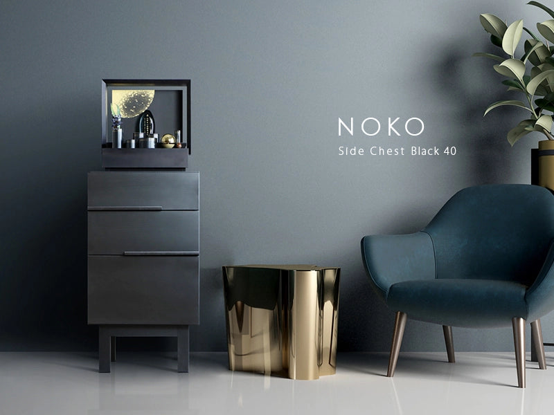NOKO サイドチェスト ブラック 40 | 仏壇台・家具の通販 | インテリア