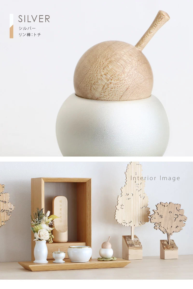 おりんセット pear(ペア) | 仏具の通販 | インテリア仏壇 ルミエール おりんセット pear(ペア) | 仏具の通販 | インテリア仏壇 ルミエール