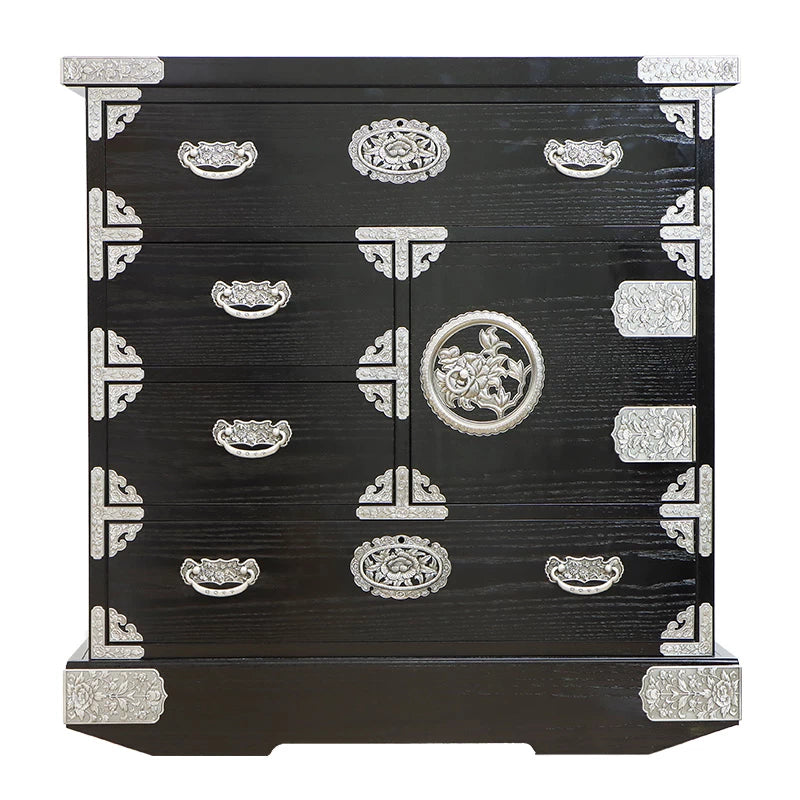 吉野民芸 車箪笥 黒色 メイン画像01