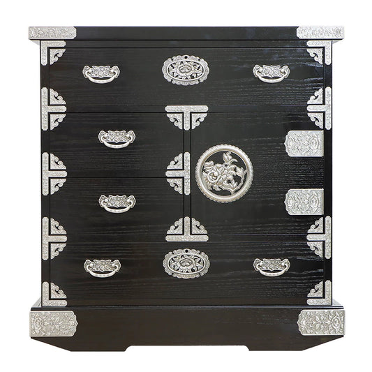 吉野民芸 車箪笥 黒色 メイン画像01