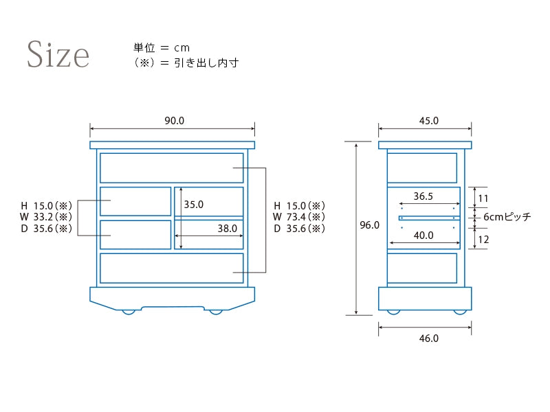 サイズについて