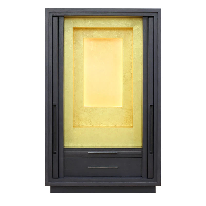 最高級仏壇 白虹A型 墨黒 25号メイン画像01