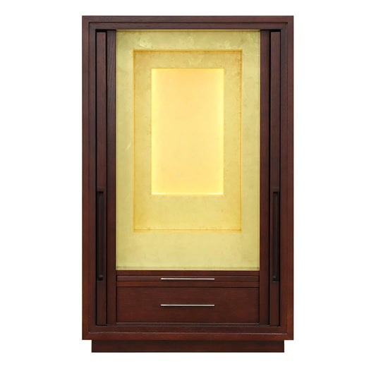 最高級仏壇 白虹A型 紫檀色 25号メイン画像01