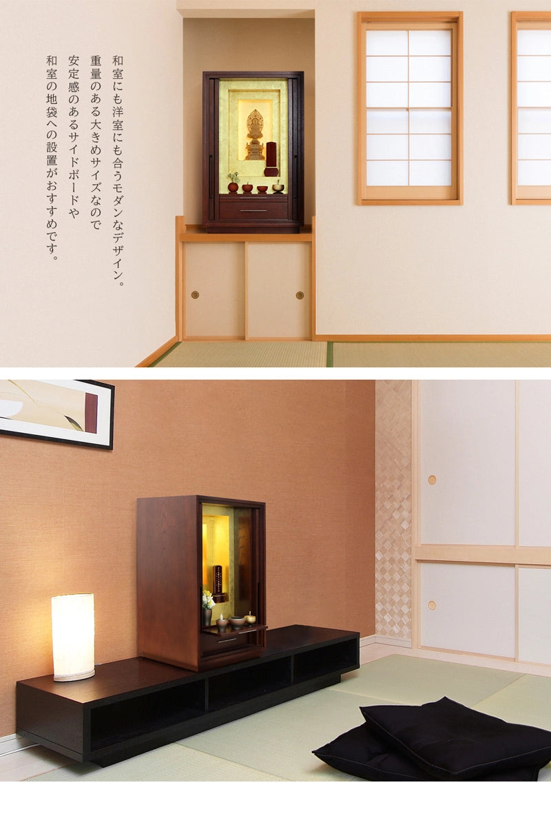 展示品につき1本限定特価】最高級仏壇 白虹A型 紫檀色 25号 | お仏壇の 展示品につき1本限定特価】最高級仏壇 白虹A型 紫檀色 25号 | お仏壇の