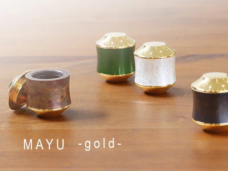 ミニ骨壺 MAYU ゴールド | 手元供養の通販 | インテリア仏壇 ルミエール