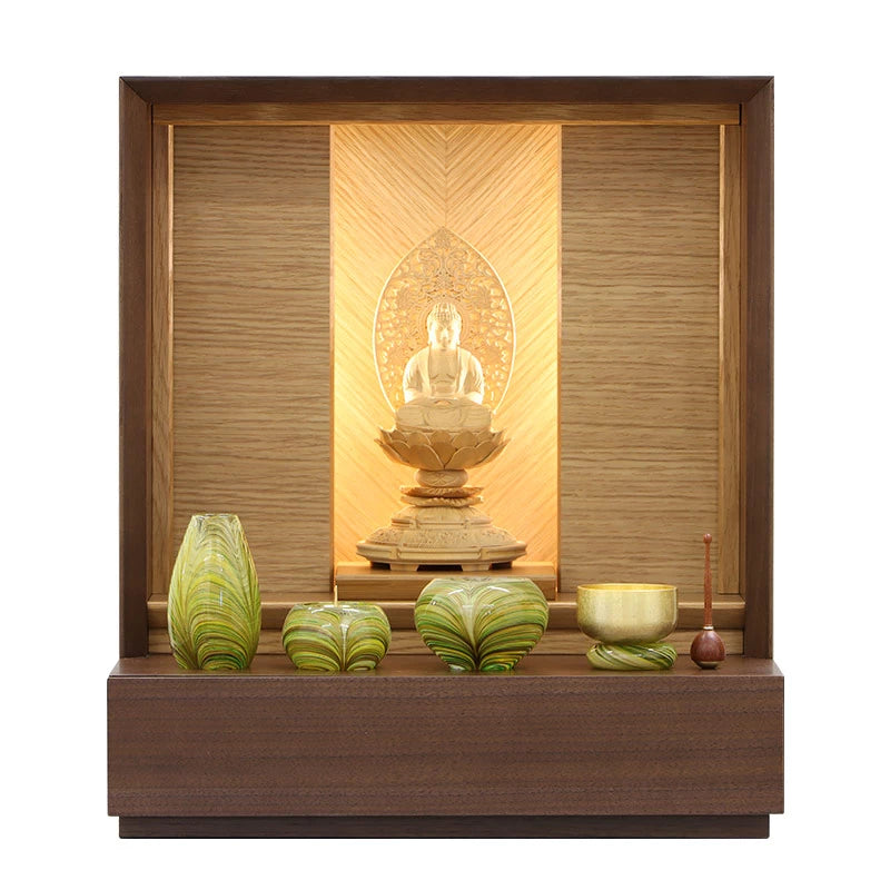 ミニ仏壇 ソフィオ ウォールナットメイン画像02