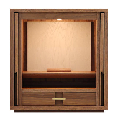 モダン仏壇 TSUDOU ウォールナット×錫色のサムネイル画像