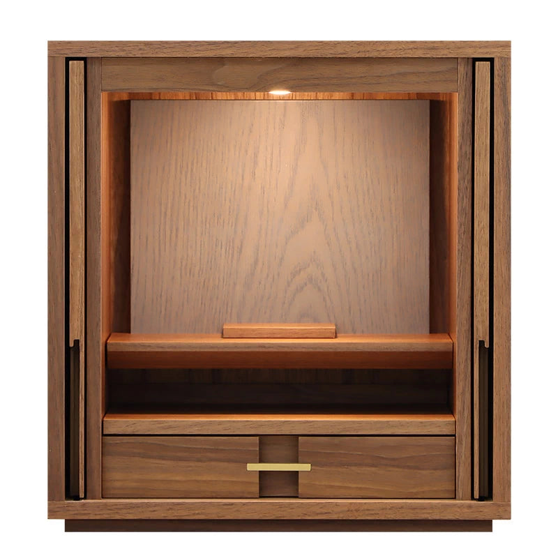 モダン仏壇 TSUDOU ウォールナット×神代色のサムネイル画像
