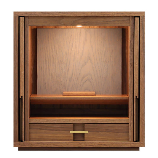 モダン仏壇 TSUDOU ウォールナット×神代色のサムネイル画像