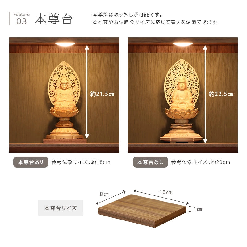 定価21万超！リナセルネオ　ボディブローブ モダン仏壇 TSUDOU ウォールナット×老竹色 | お仏壇の通販