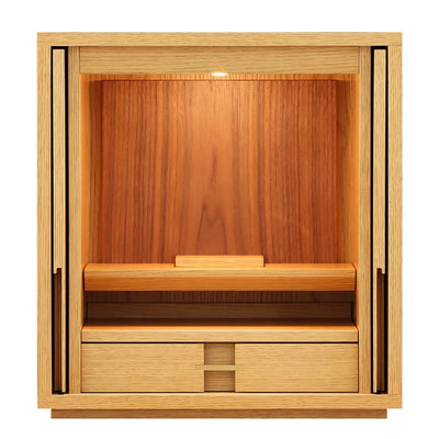 モダン仏壇 TSUDOU オーク×ウォールナットのサムネイル画像