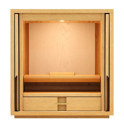 モダン仏壇 TSUDOU オーク×錫色のサムネイル画像