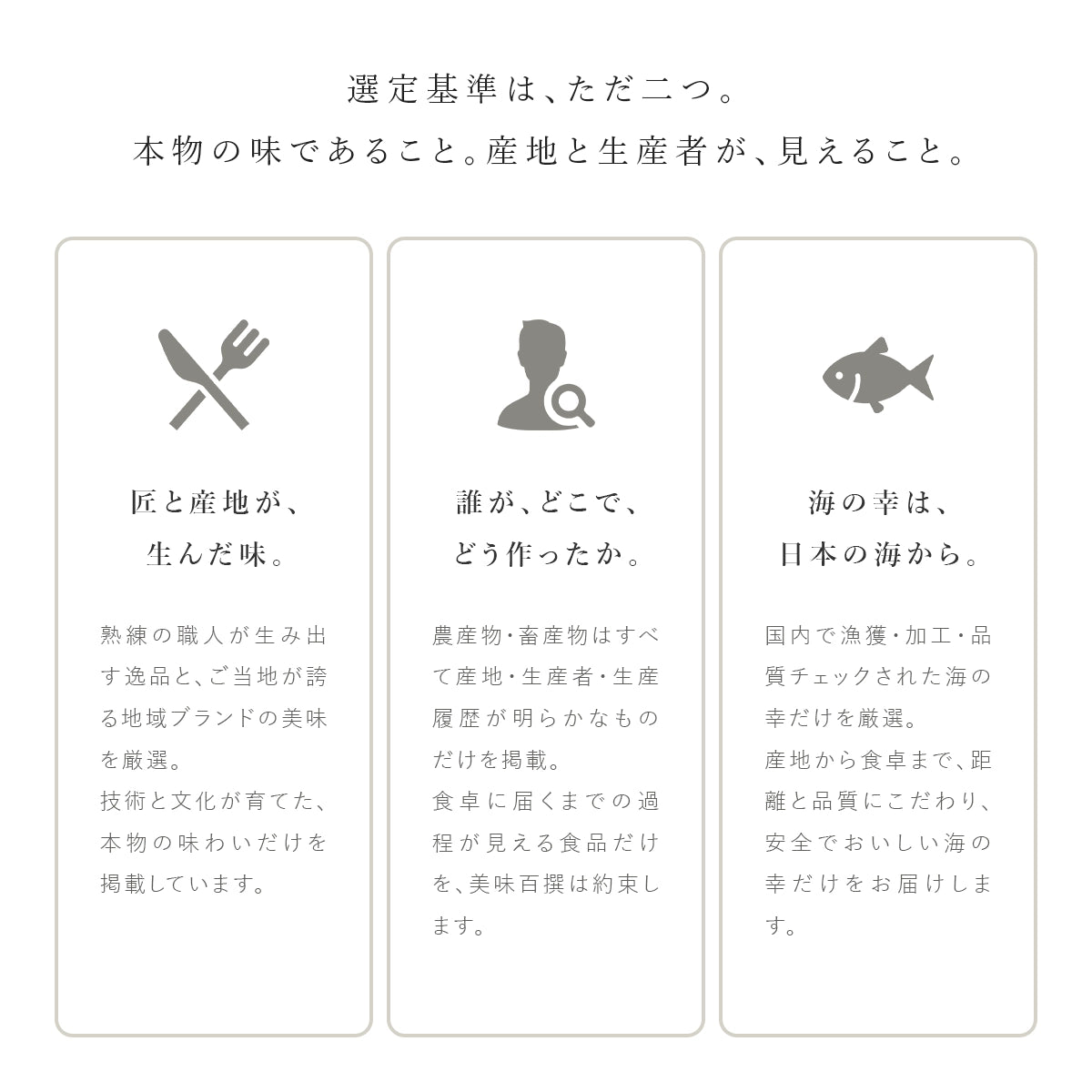 リンベル カタログギフト 美味百撰の厳選基準と三つのこだわり