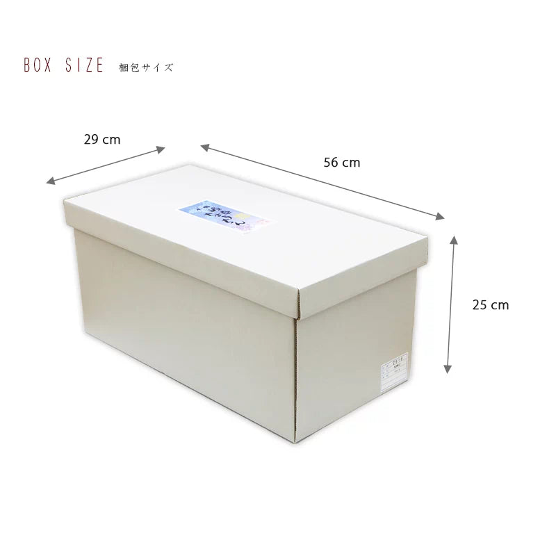 モダン行灯「朝顔」盆提灯の梱包サイズをご紹介しています。