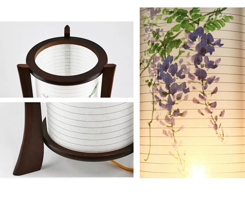 モダン行灯「藤」盆提灯の詳細画像です。