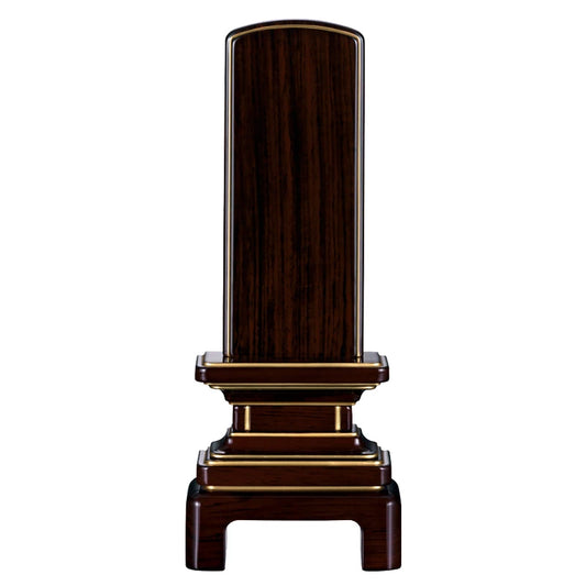 会津唐木漆位牌 京霞 紫檀 メイン画像01