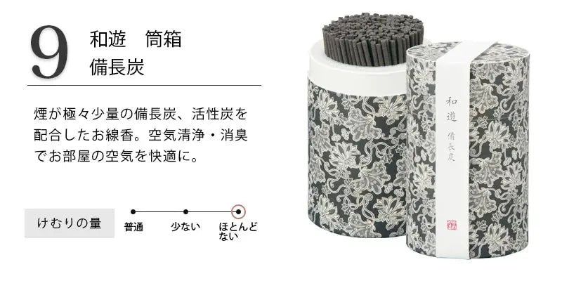 お線香 和遊 筒箱 自宅用 の商品詳細画像5