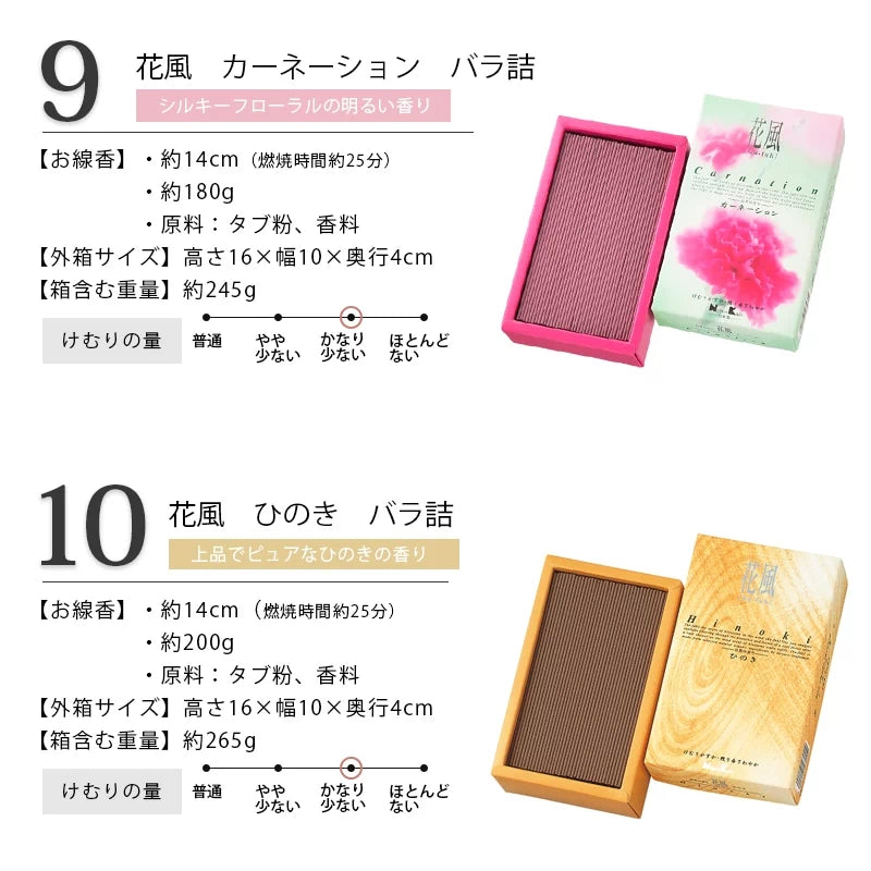 線香 花風シリーズ 自宅用 商品詳細5