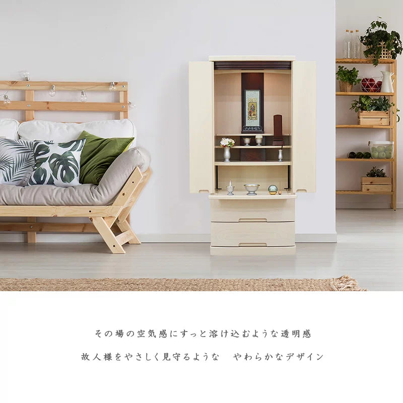 クリスタル掛け軸 小サイズ【各宗派対応】は、モダンなインテリアにもマッチします。