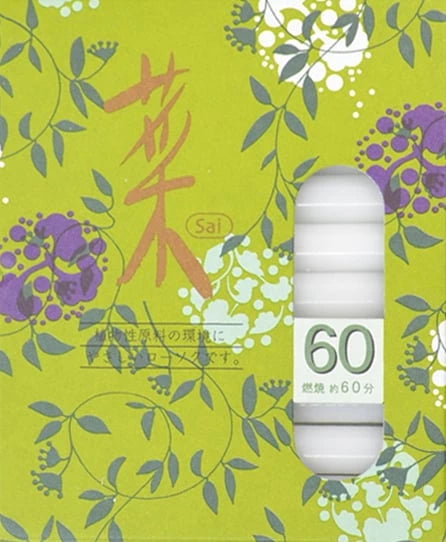 植物ローソク 「菜60 ～八華～」 40本入り ◆カメヤマローソク◆メイン画像01