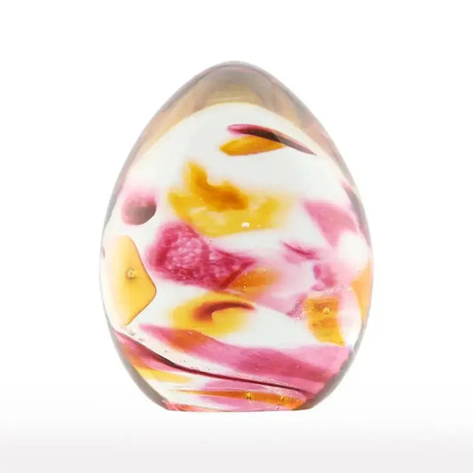 ガラス位牌 「oeuf」 ひなた ピンクメイン画像01