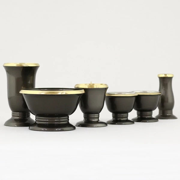 モダン仏具セット 「ゆうがを」 メタルグレーメイン画像01