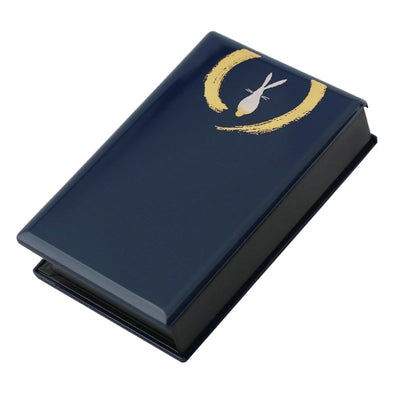 携帯位牌 マインドアルテ 「月うさぎ 花紺」メイン画像01