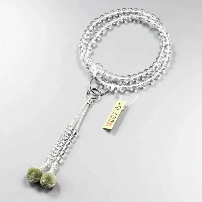 女性用本式念珠 浄土宗 水晶 共仕立メイン画像01