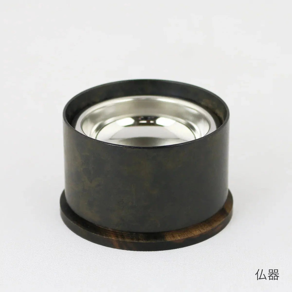 単品仏具　デザイン仏具makoto 墨黒の仏器